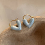 Fashion Jewelry Heart Pendant Drop Earrings For Women