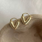 Fashion Jewelry Heart Pendant Drop Earrings For Women